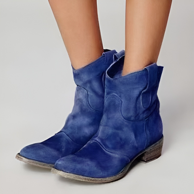 Carlotta – Suede Western Boots