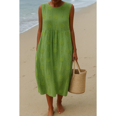 Elena | Embroidered Dress for Natural Elegance