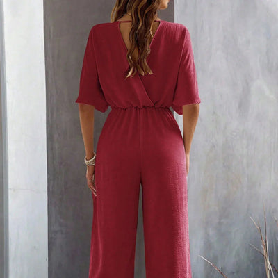 Olivia | Chic V-Neck Jumpsuit