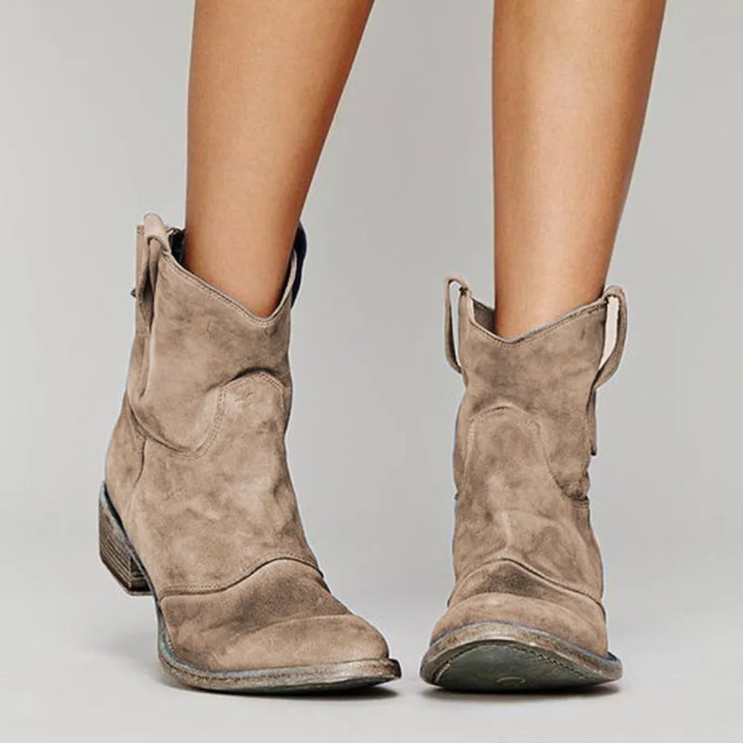 Carlotta – Suede Western Boots