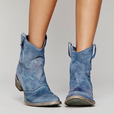 Carlotta – Suede Western Boots