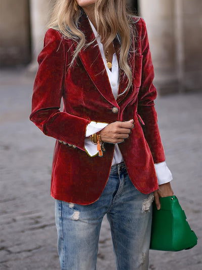 Harper | Timeless Velvet Blazer