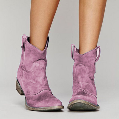 Carlotta – Suede Western Boots