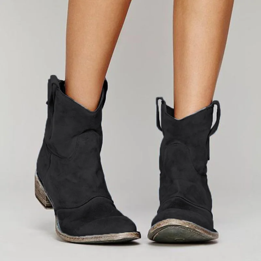 Carlotta – Suede Western Boots