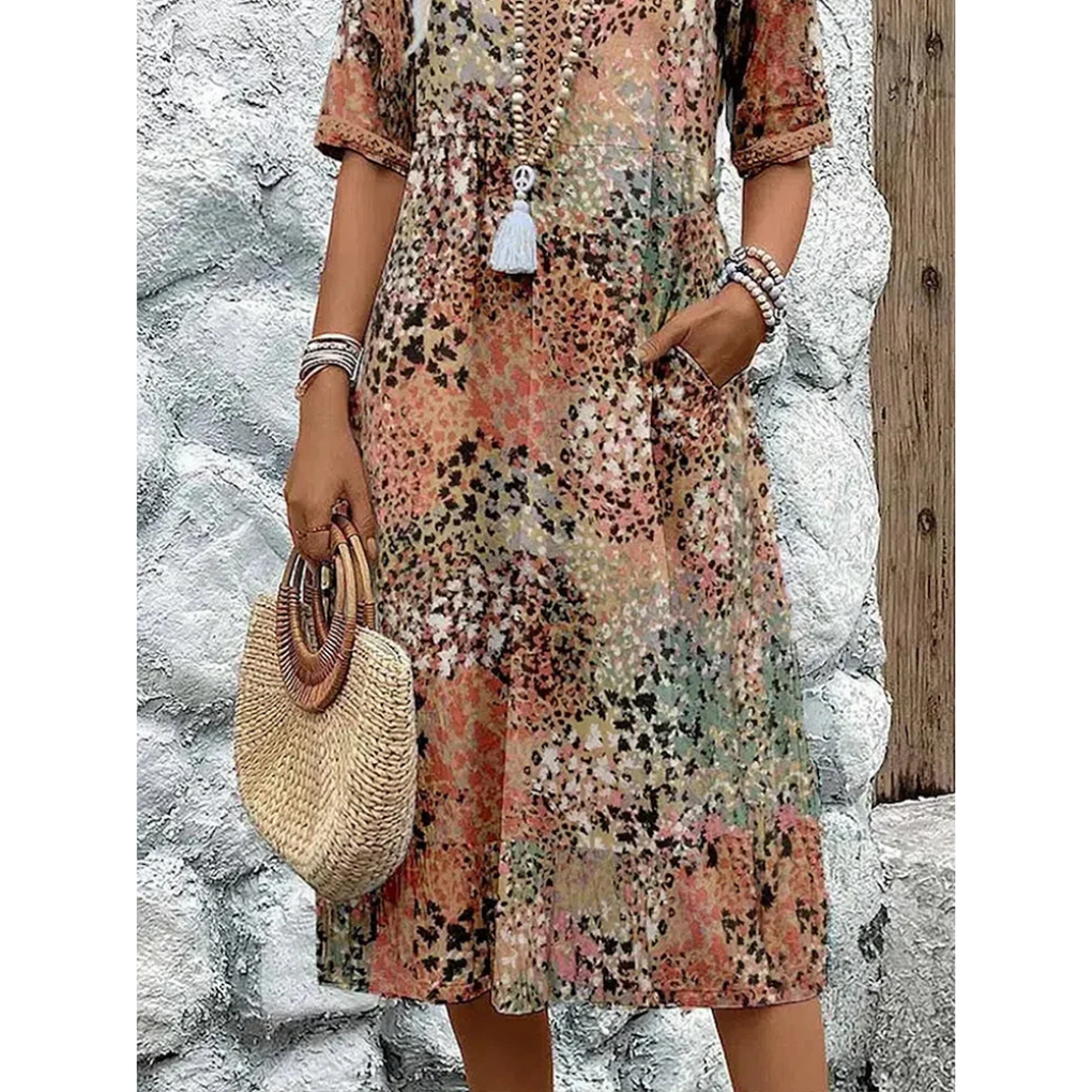 VIVIENNE – Floral Radiance Dress