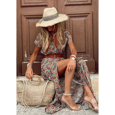 AURELIA – Flowy Boho Maxi Dress