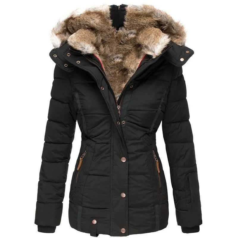 AURELIA – Winter Jacket with Faux Fur Lining